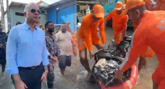 NDRF Rescues Families in Flood-Hit Colombo Suburbs